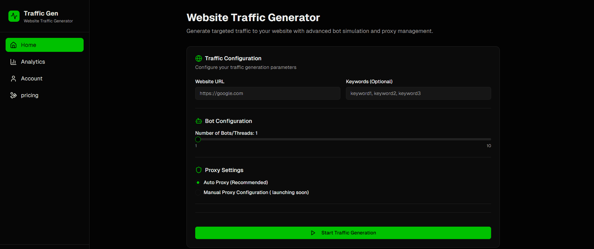 TrafficStream - Website Traffic Generator image 2