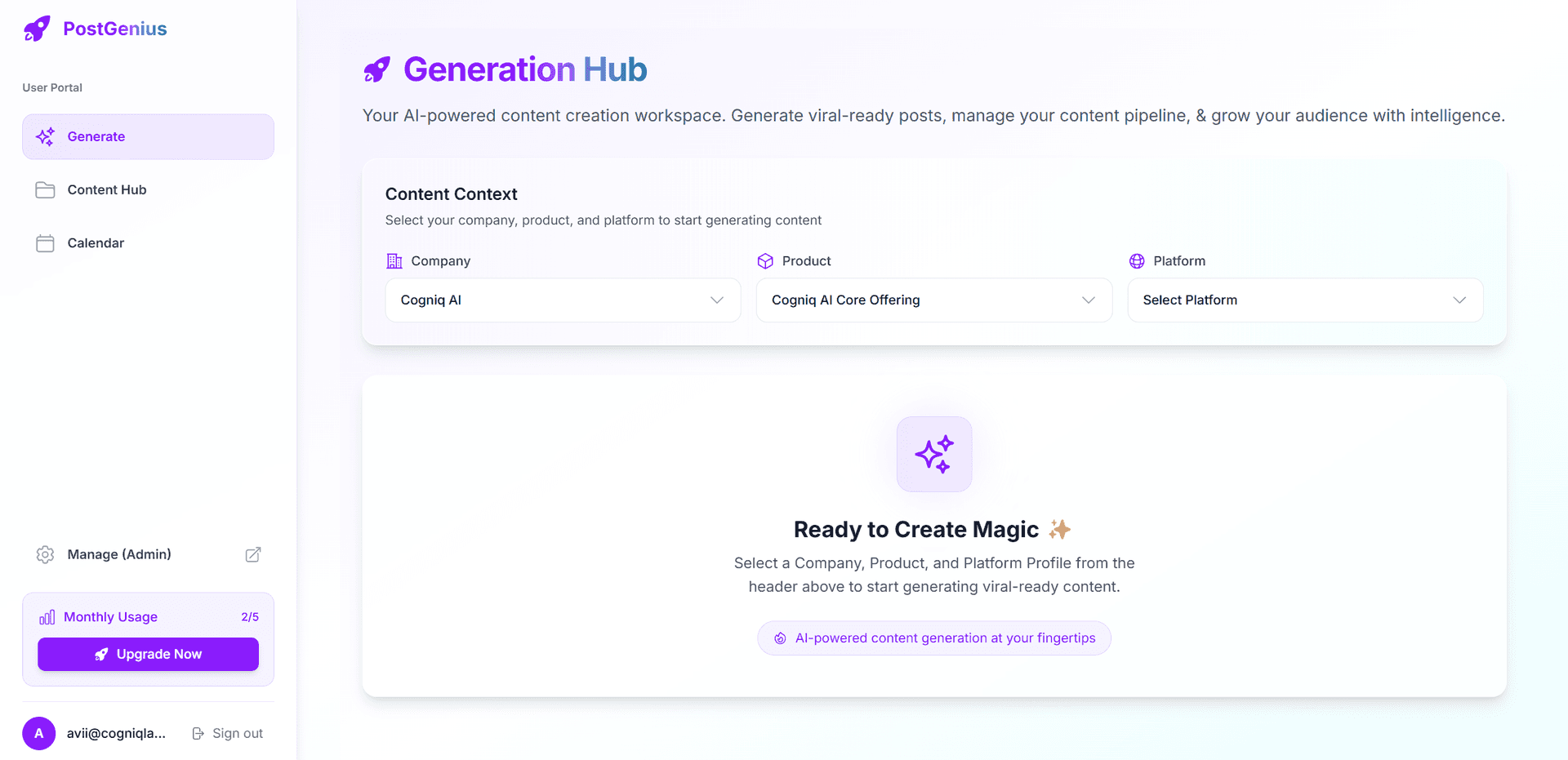 PostGenius AI image 3