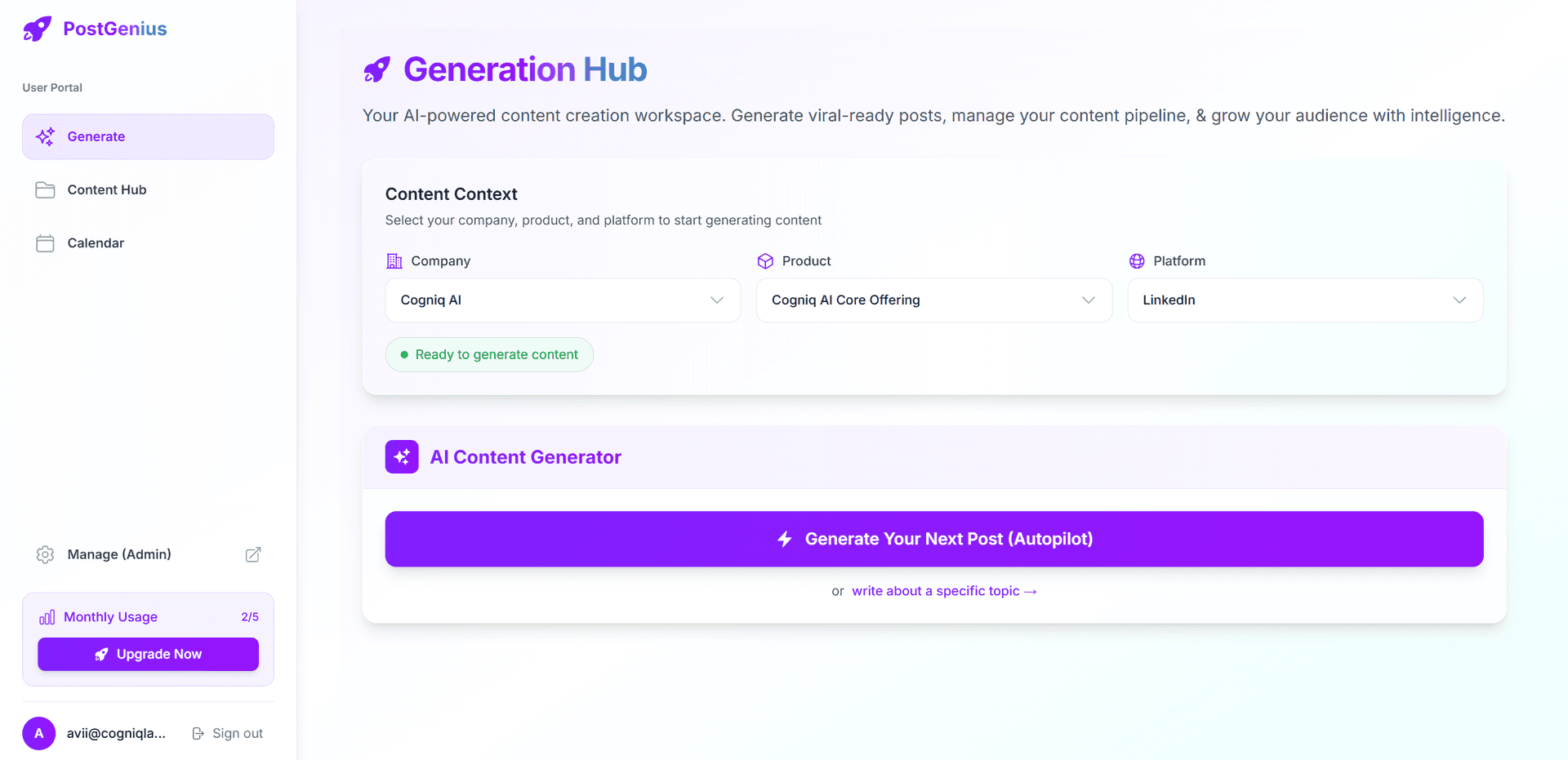 PostGenius AI image 4