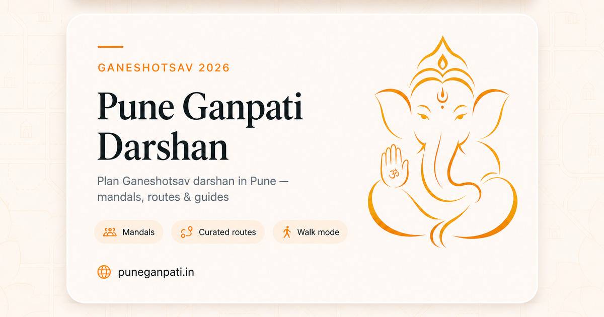 Pune Ganpati Darshan - Ganeshotsav 2026 image 1