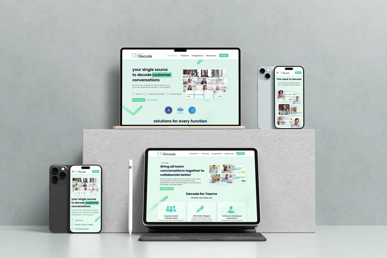 Entropik Decode Website Design