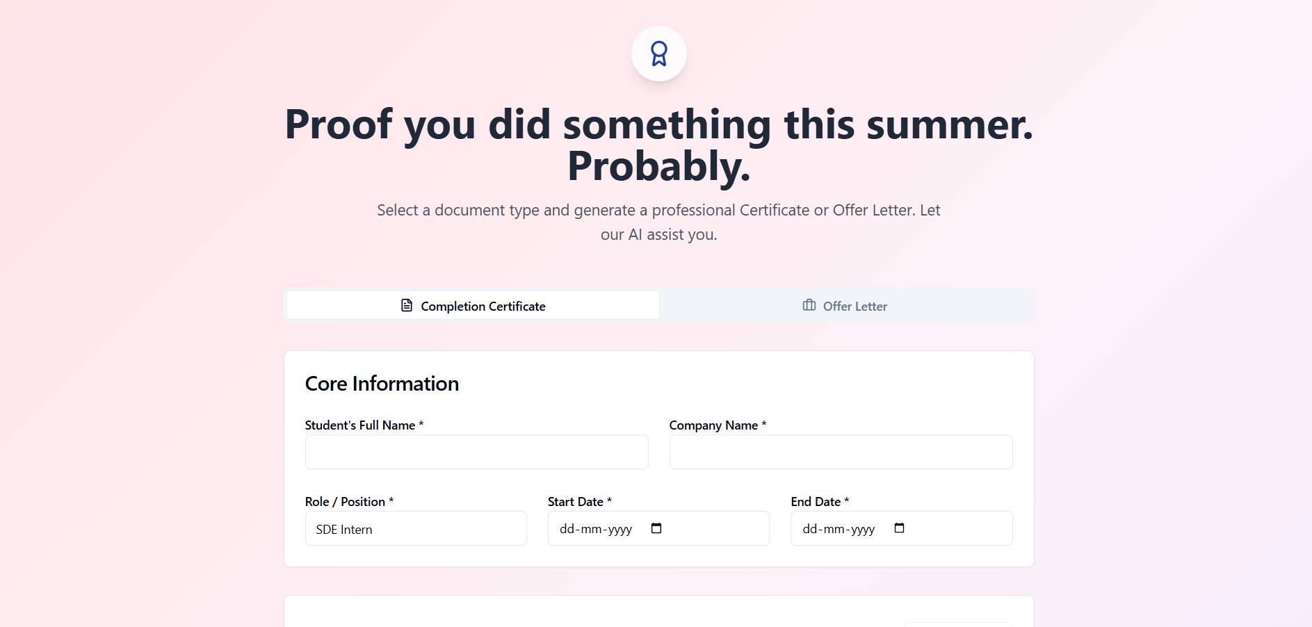 Proof you did something this summer. image 1