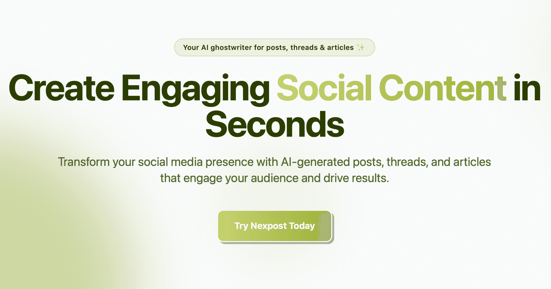 Skip the Blank Page Struggle – Meet Nexpost and Its Editor