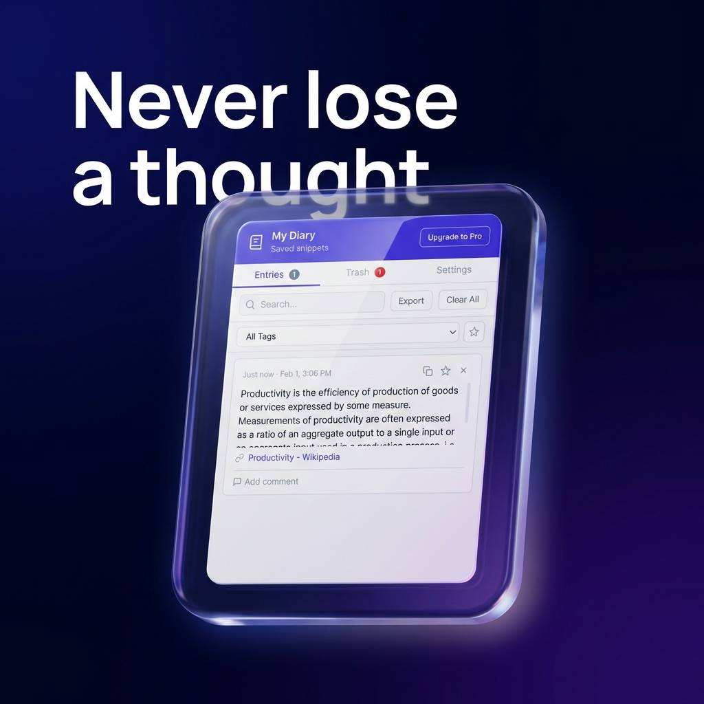 My Diary - Chrome Extension image 2