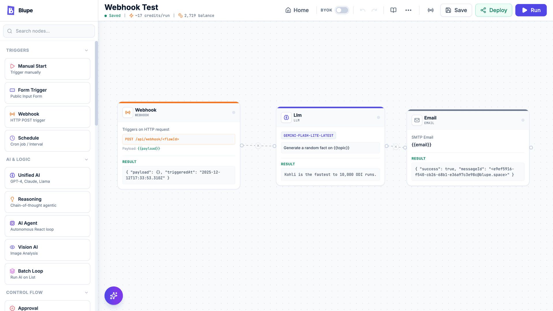 Blupe - Automate Any Process in One Workflow image 4