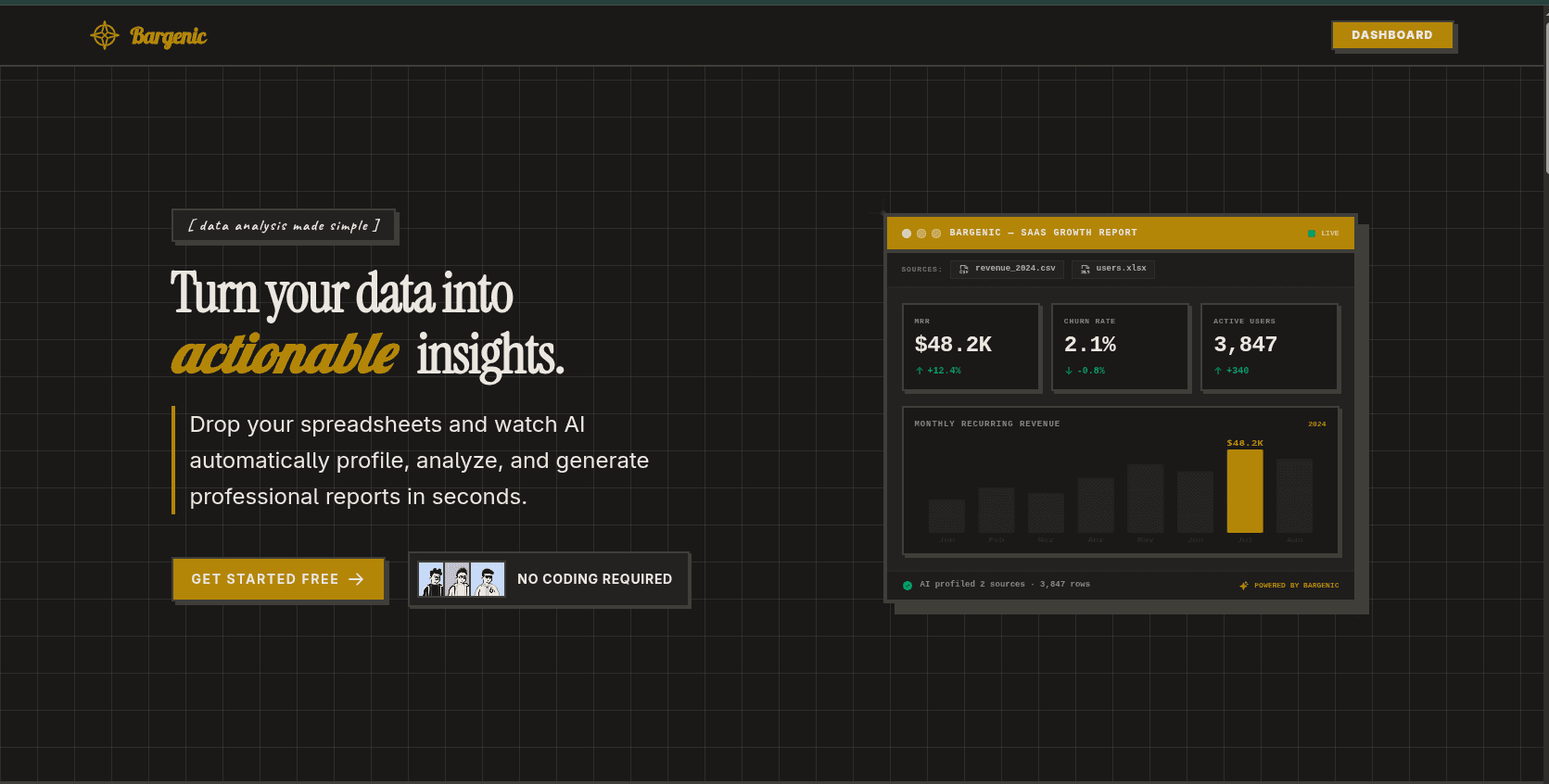 Bargenic - Turn Data into Insights image 4