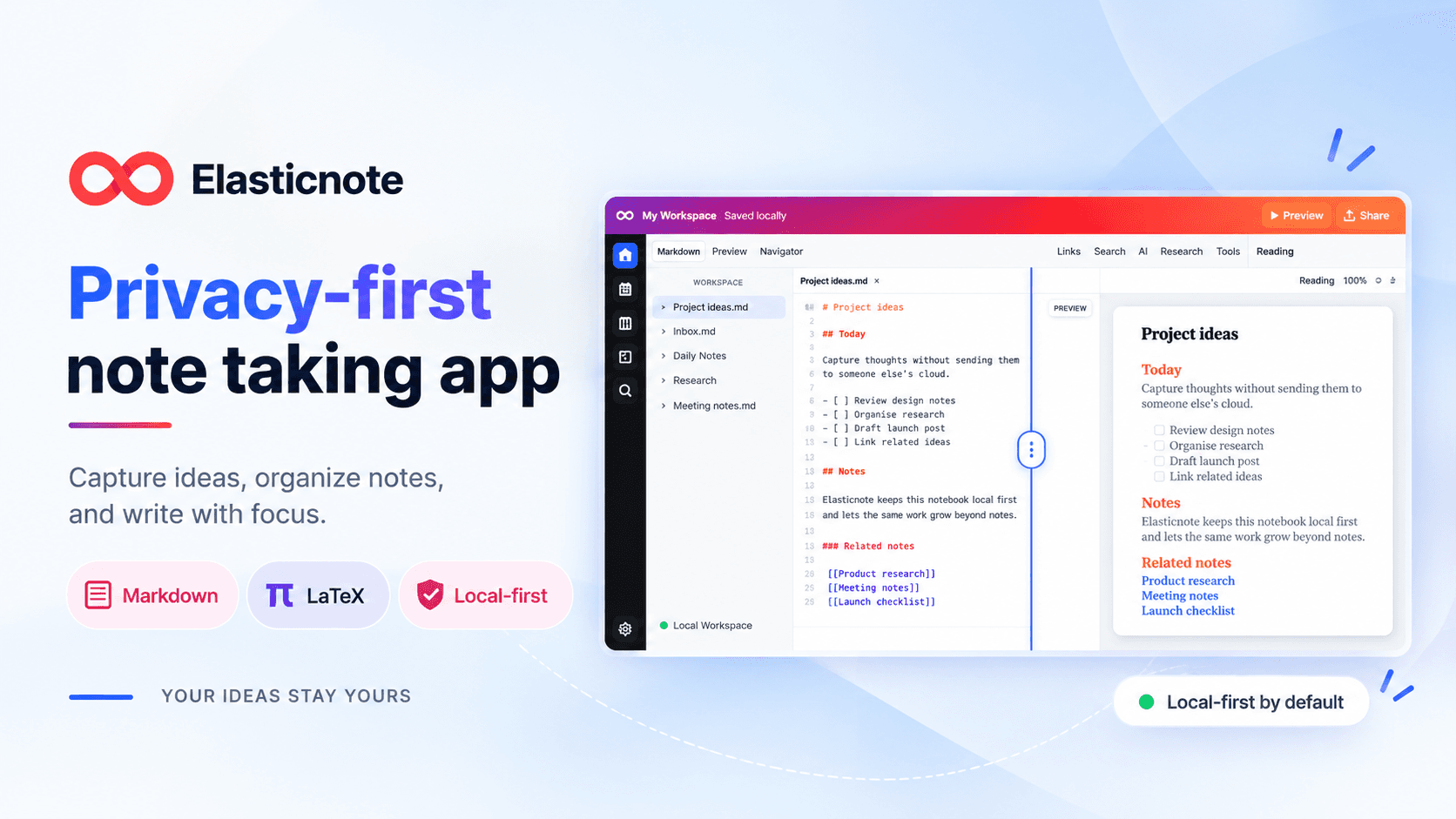 Elasticnote — Take Unlimited Research Notes image 2