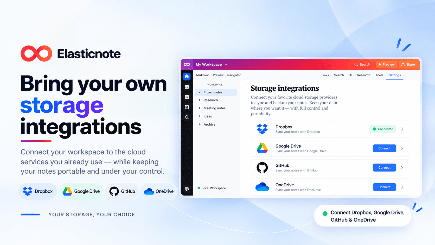 Elasticnote — Take Unlimited Research Notes image 3