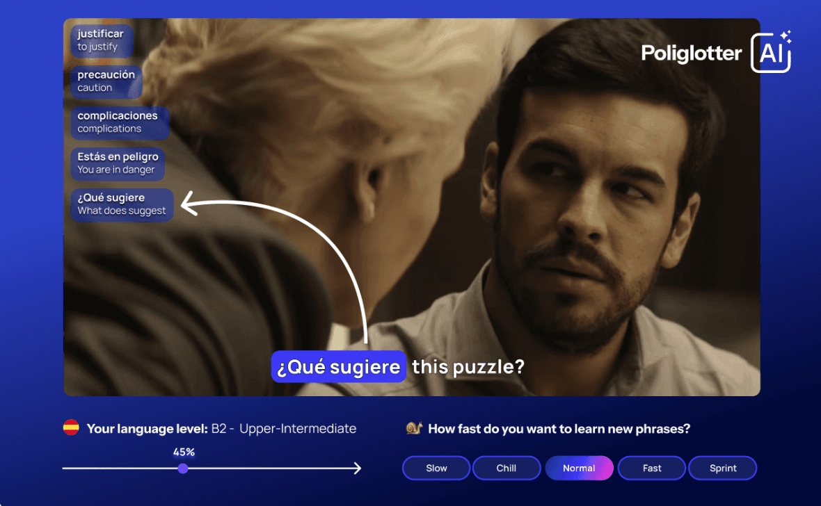 Poliglotter — progressive language immersion image 2