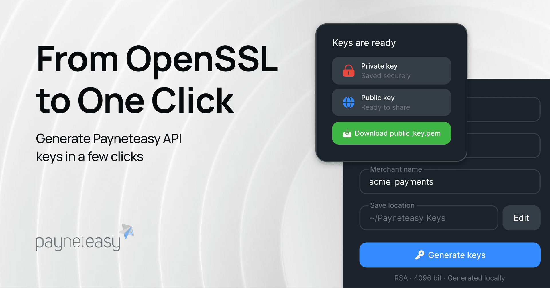 From OpenSSL to One Click — Meet the Payneteasy Key Pair Factory 