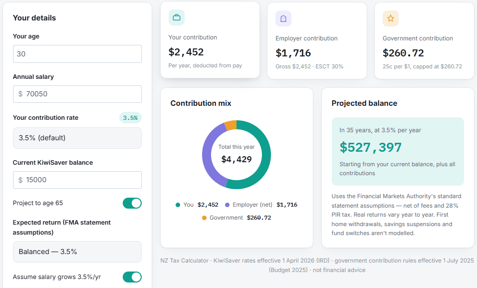 Paye Calculator NZ image 1