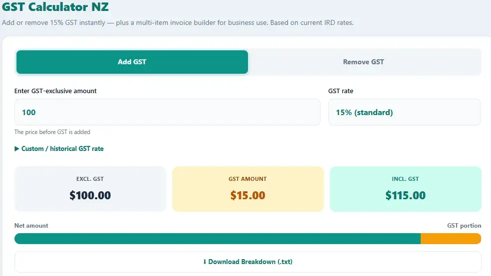 Paye Calculator NZ image 2