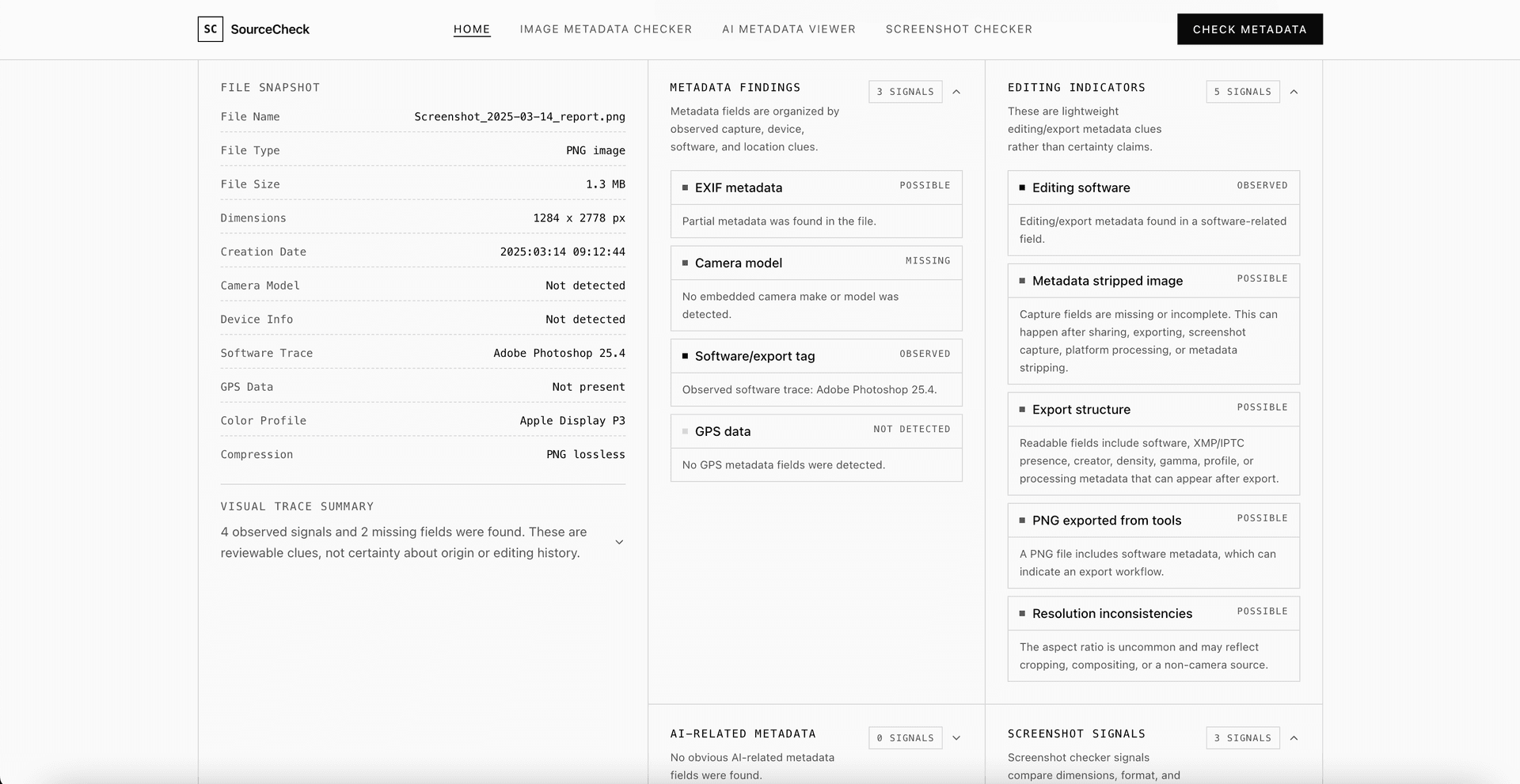 SourceCheck image 2