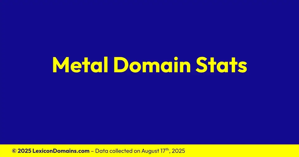 How 26 Metal .com Domains Are Being Used in 2025