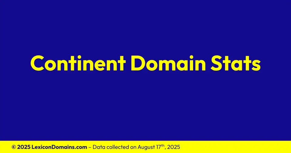 How 9 Continent .com Domains Are Being Used in 2025