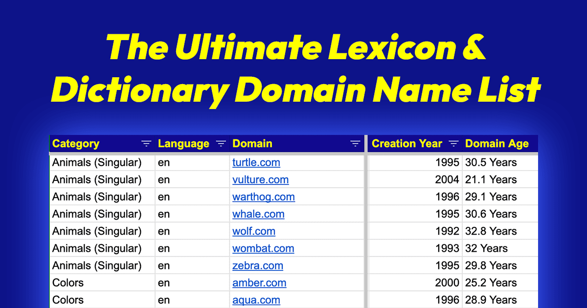 Lexicon Domains image 1