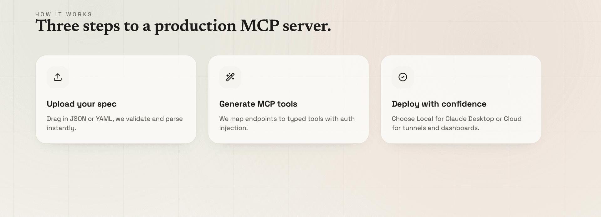 No code MCP Generator image 2
