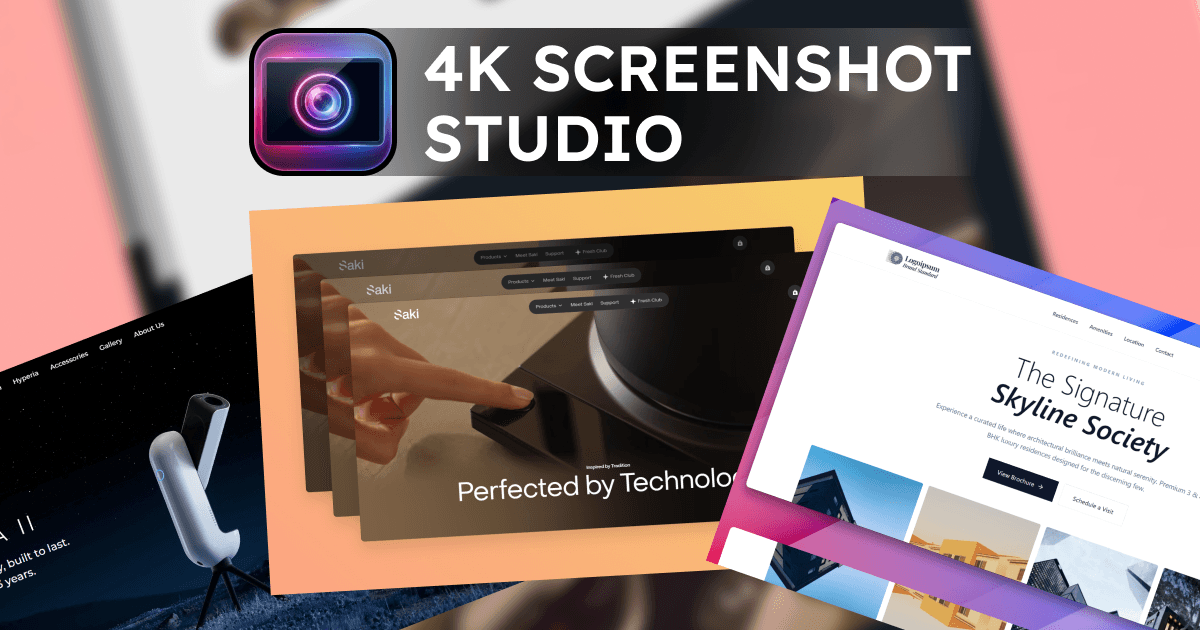 4K Screenshot Studio - Capture & Edit image 1
