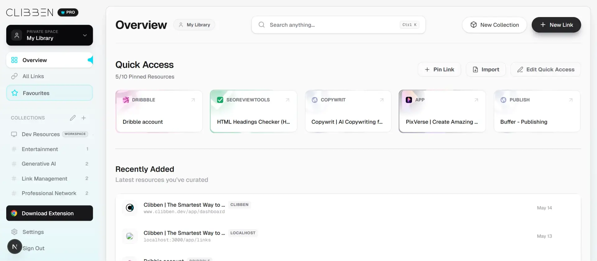 Clibben | Save & Organize Your Bookmarks image 3