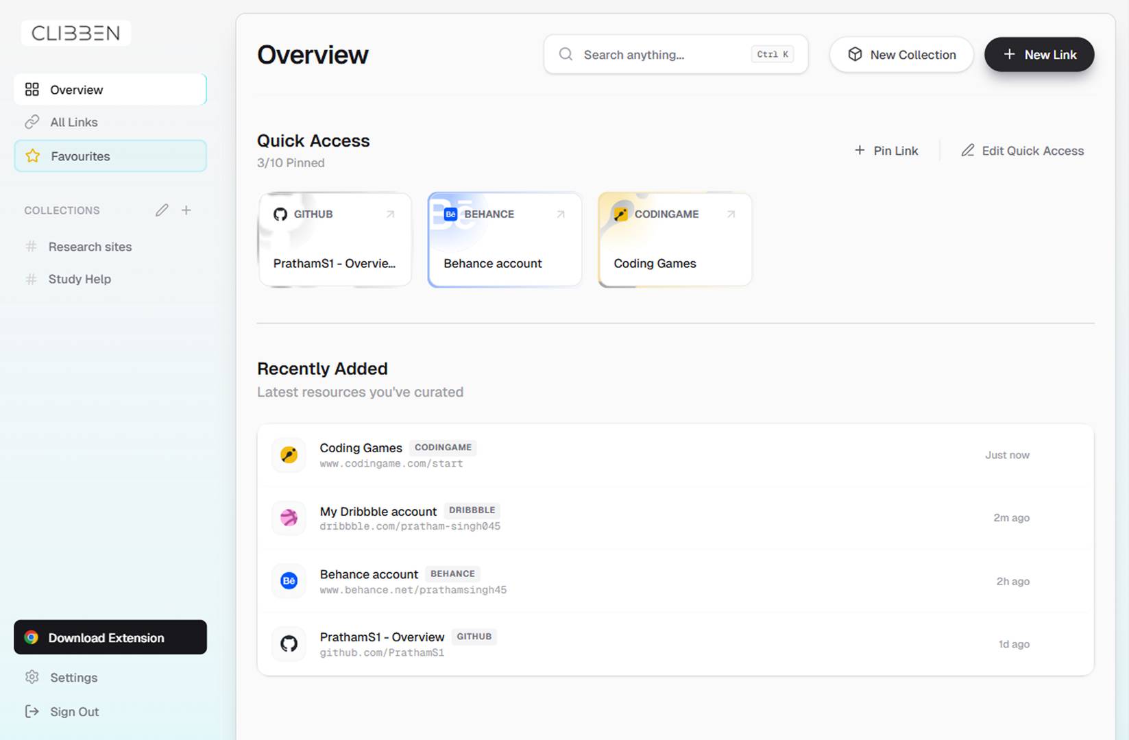 Clibben | Save & Organize Your Bookmarks image 3