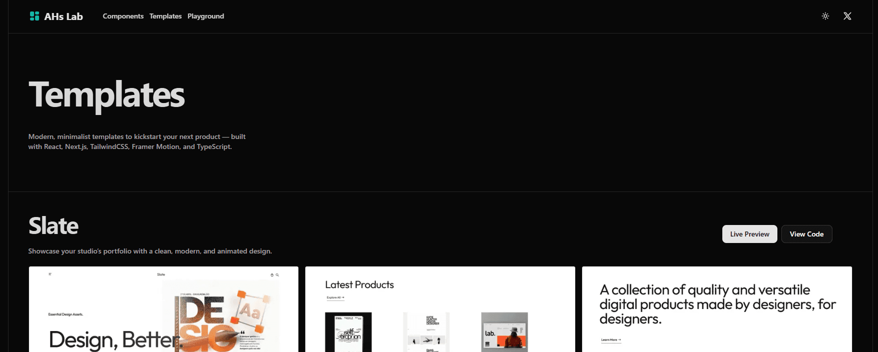 AHs Lab - UI Components for Developers image 2
