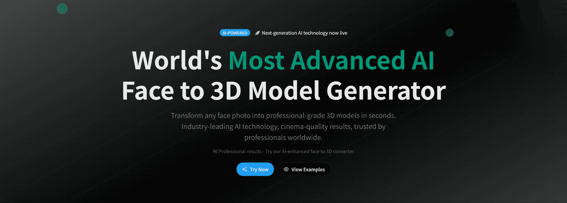 Face to 3D Model | AI-Powered Face to 3D image 1