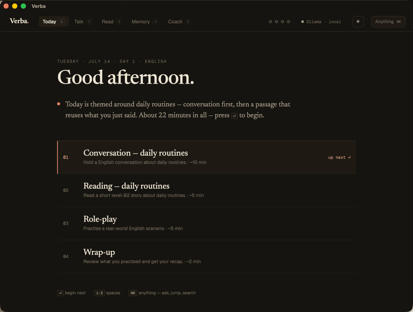 Verba: Learn a language by talking to an AI image 1