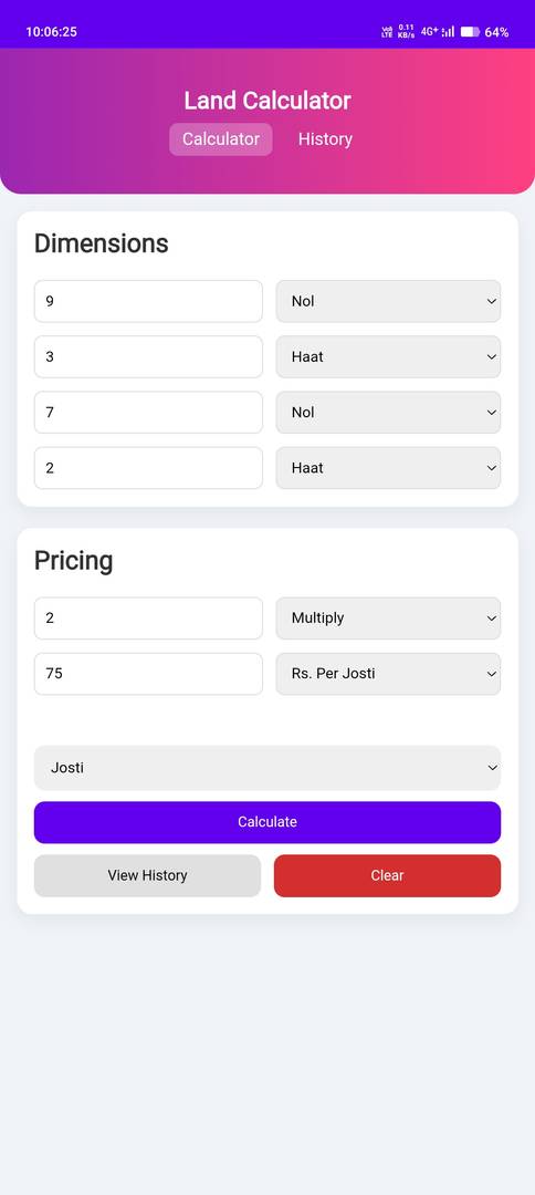 Land Area Calculator image 1