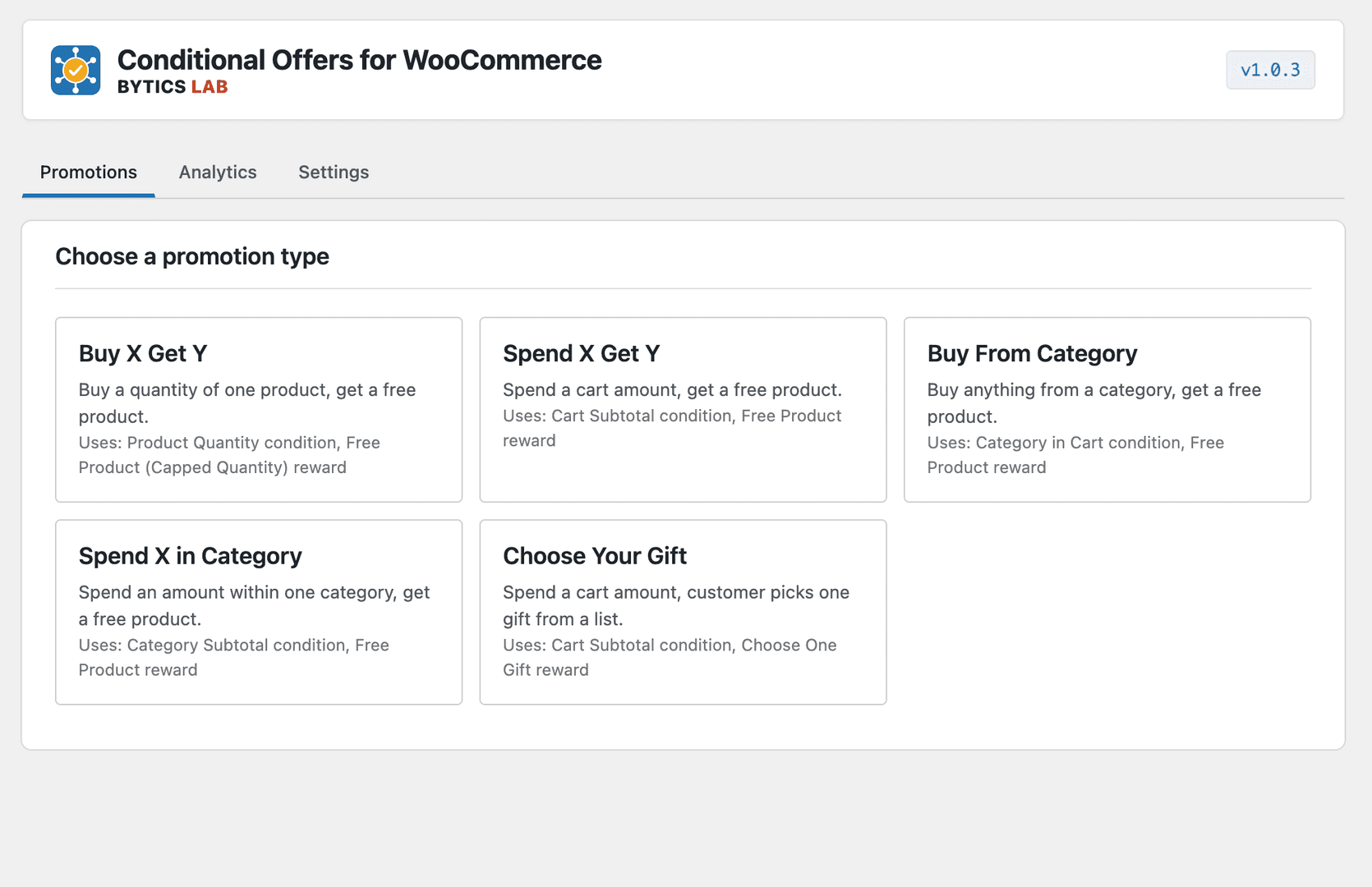 Conditional Offers for WooCommerce image 2