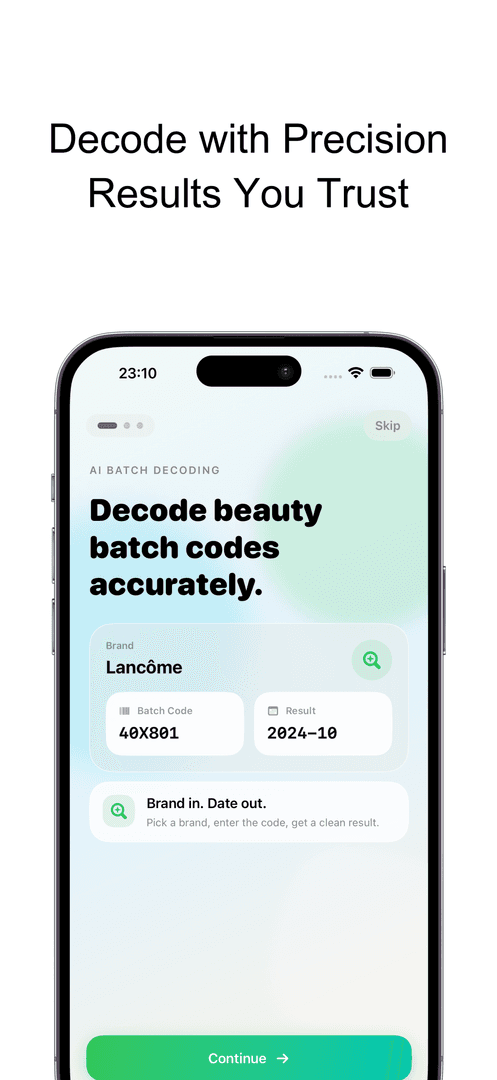 Lot Date Cosmetic Batch Code Checker image 1