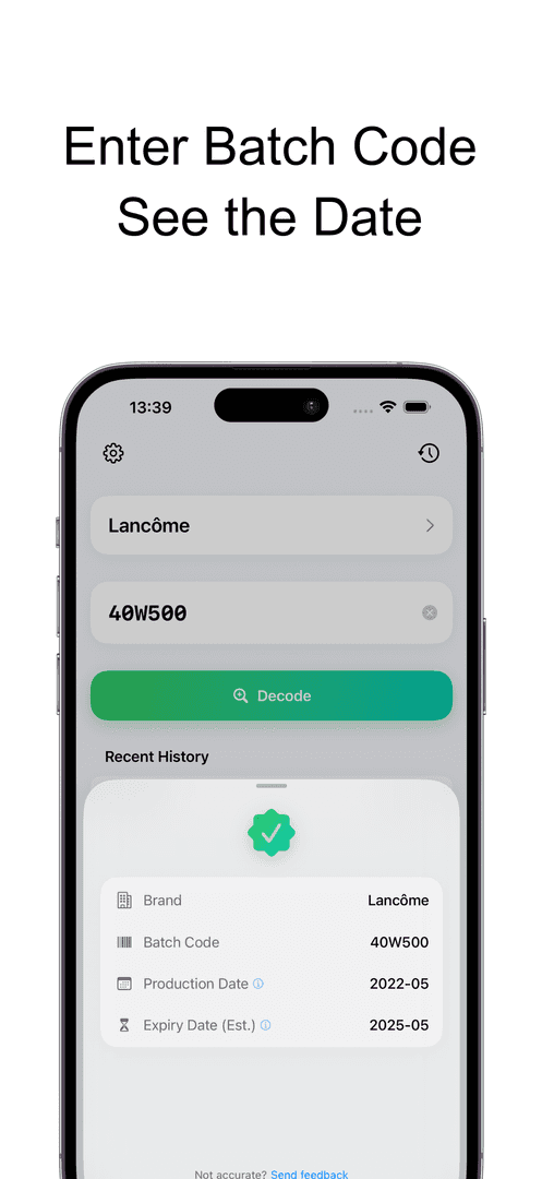 Lot Date Cosmetic Batch Code Checker image 4