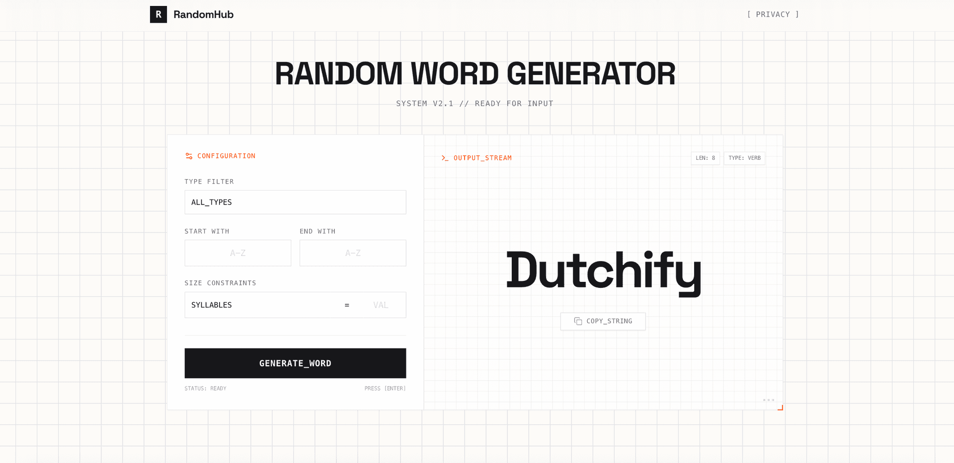 RandomHub - Free Random Tools image 1