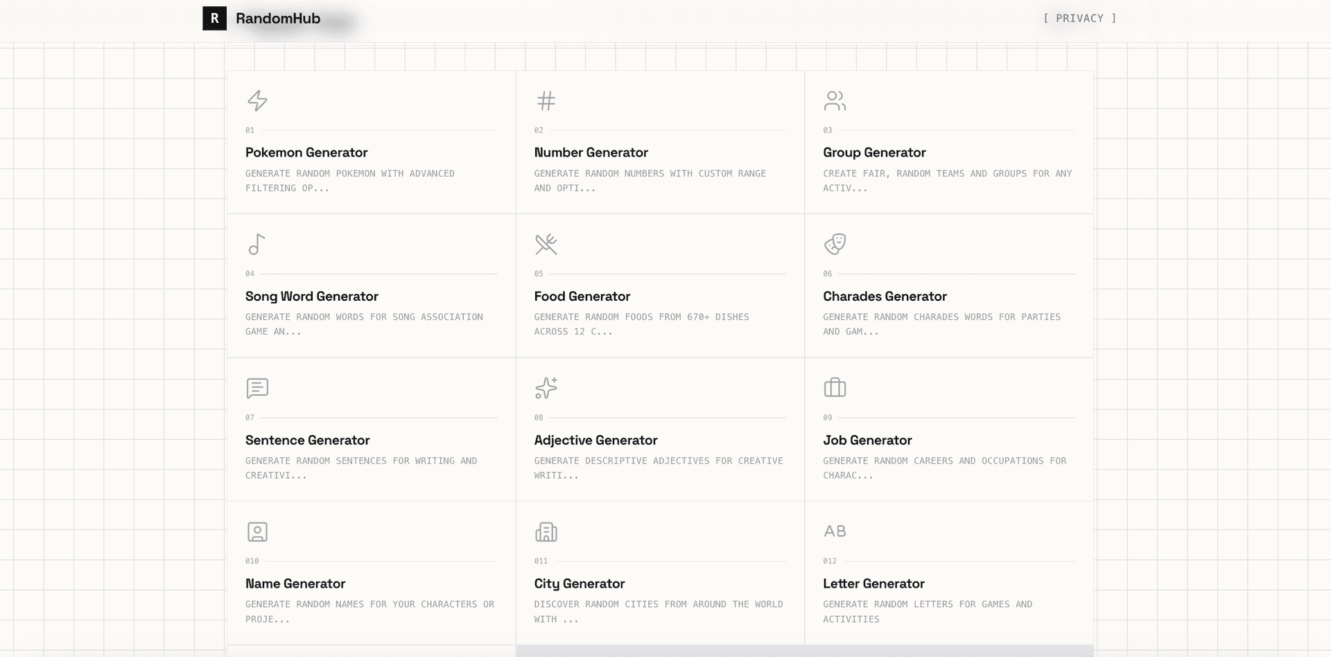 RandomHub - Free Random Tools image 2