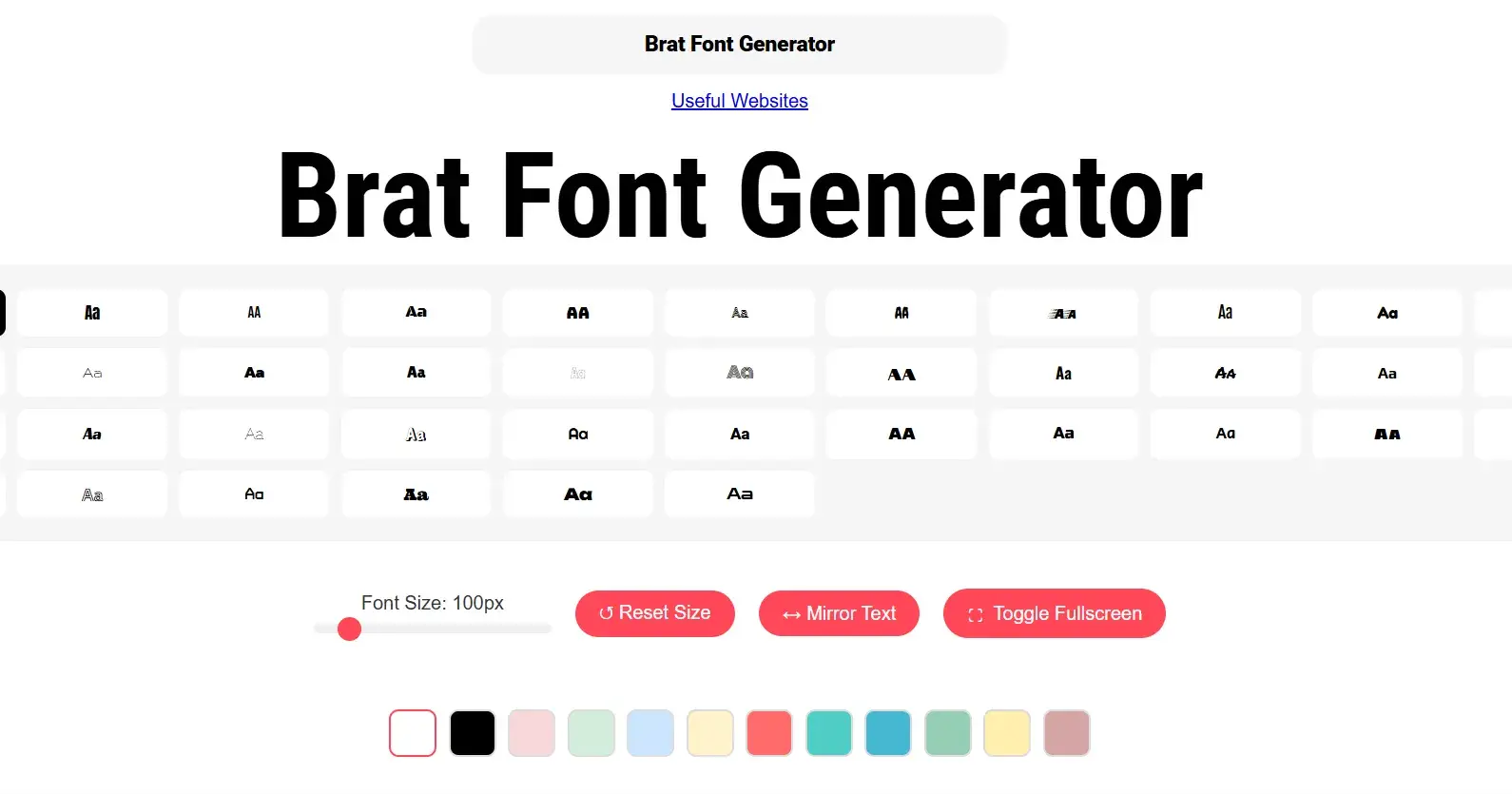 Brat Font Generator: Add Sass to Your Text