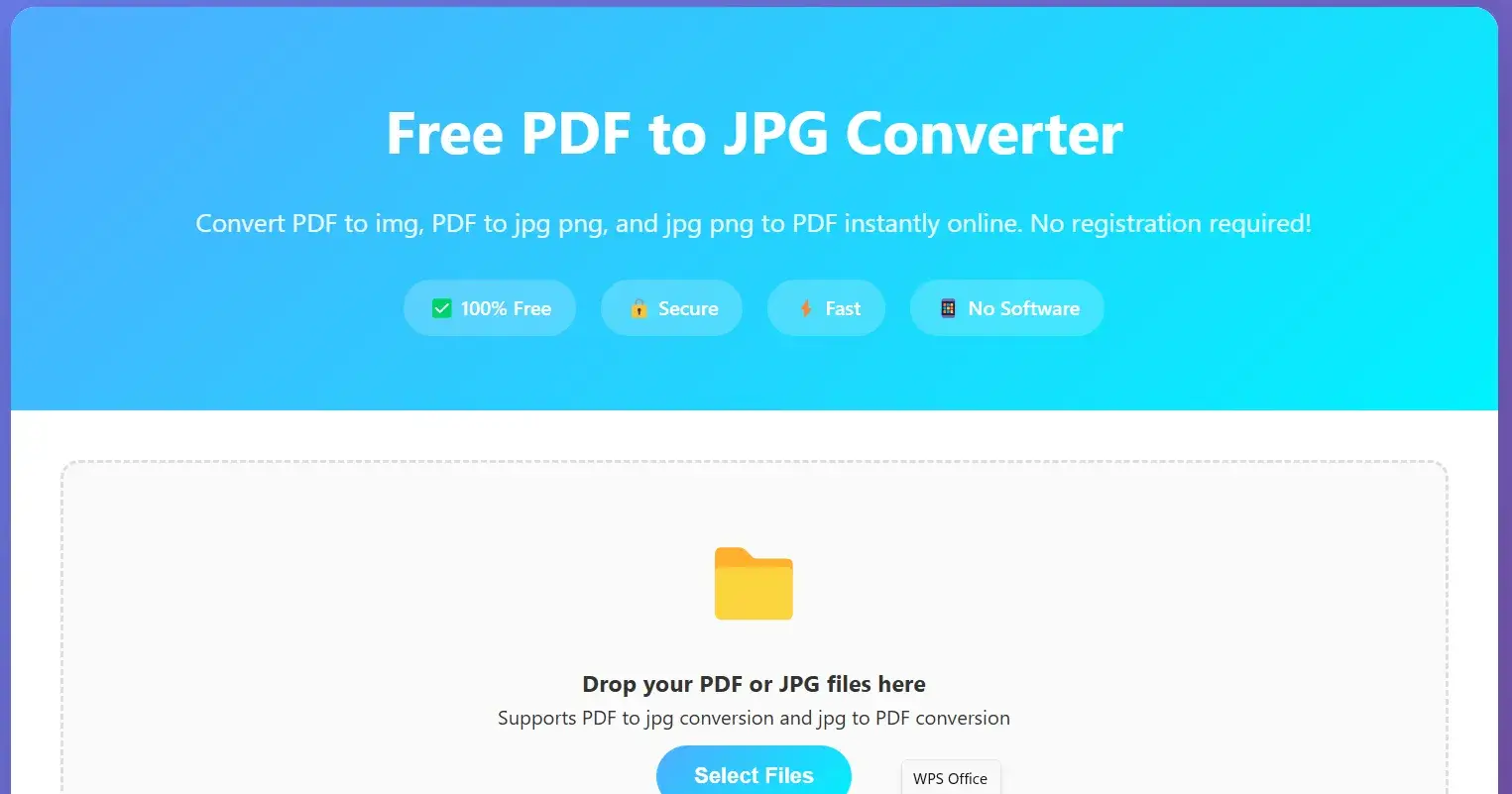 Free PDF to JPG Converter
