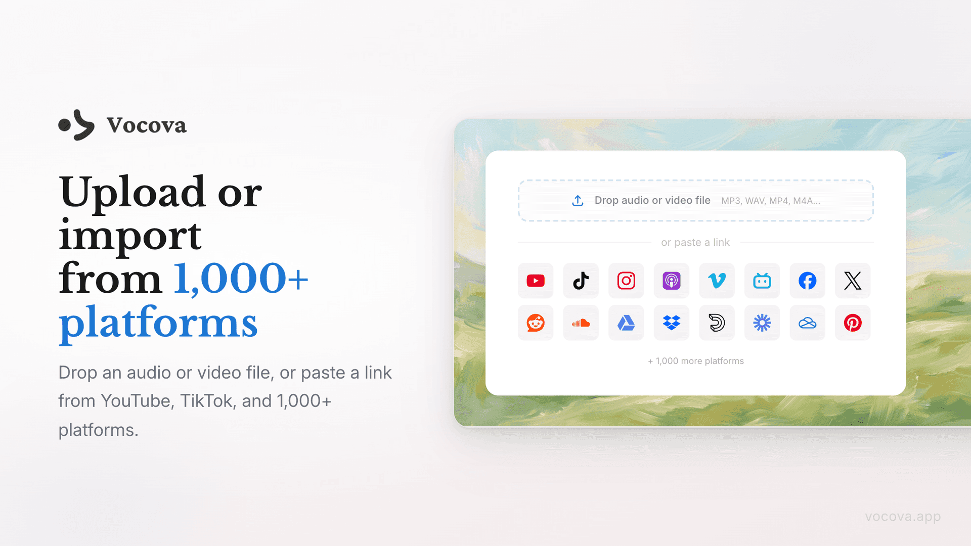 AI Transcription for Links & Files image 4