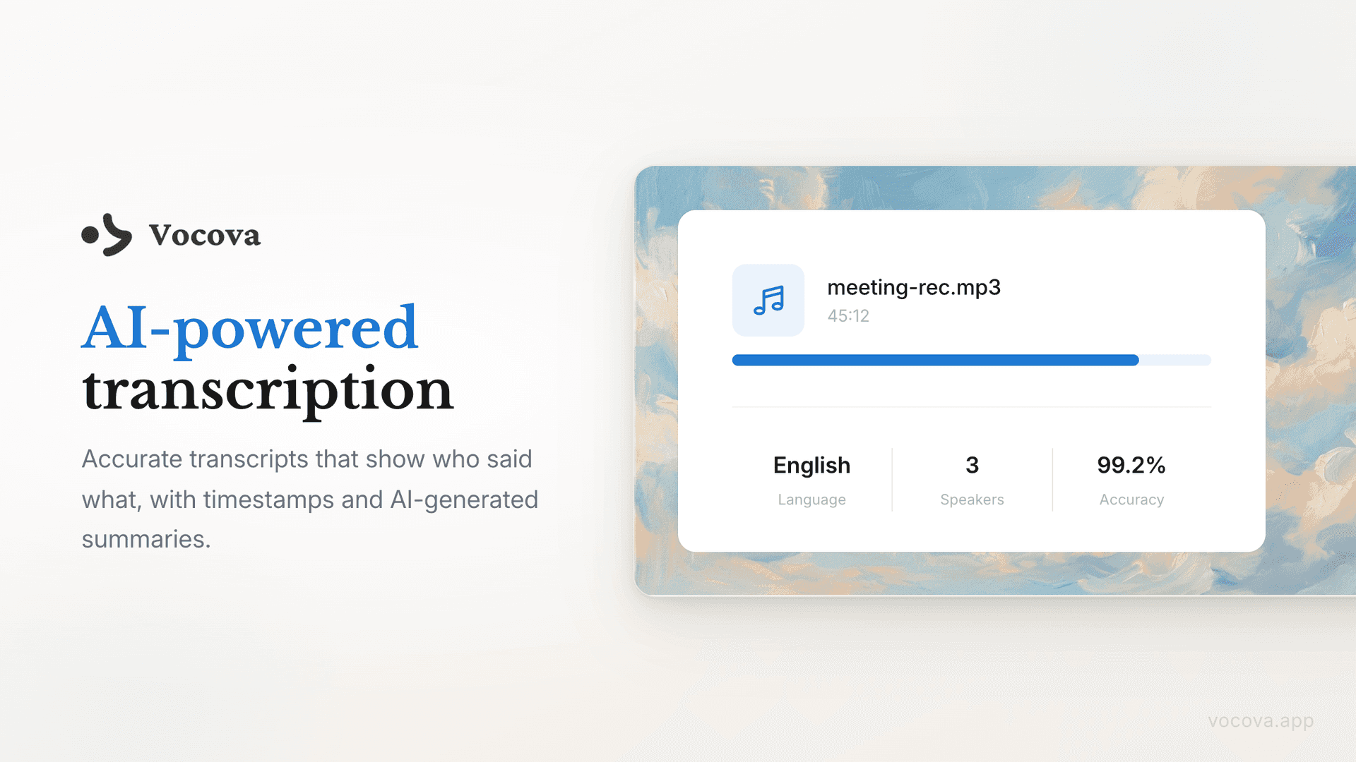 AI Transcription for Links & Files image 3