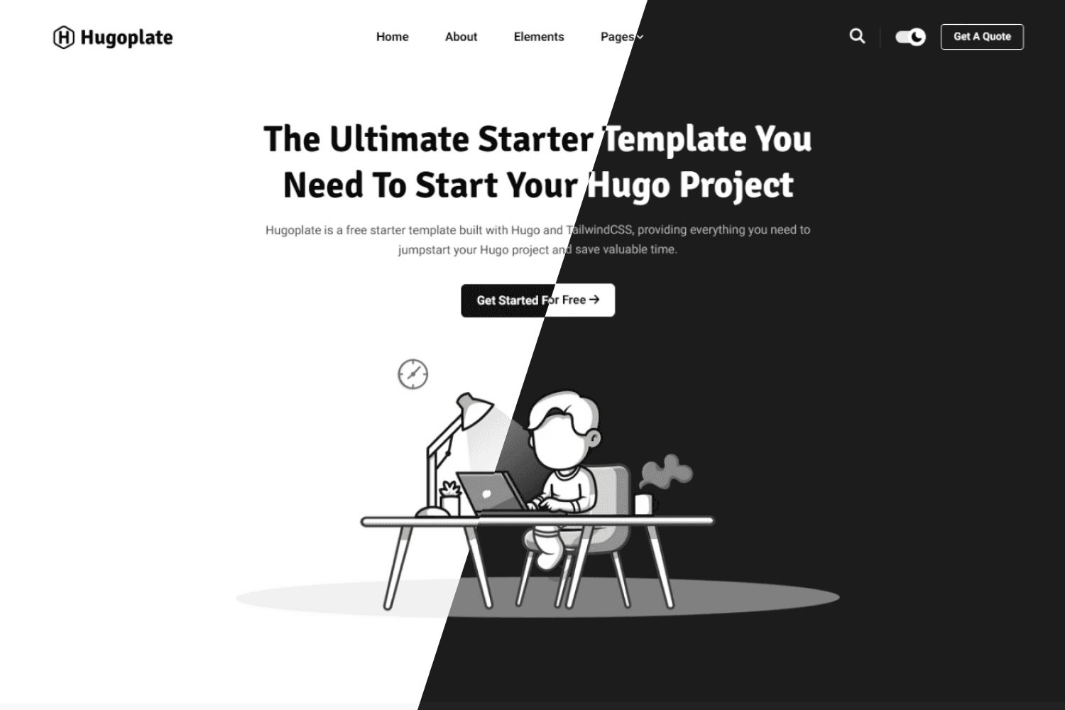 Hugoplate - Open-source Template image 2