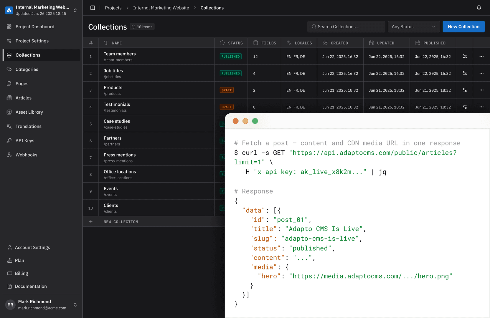 Adapto CMS image 1