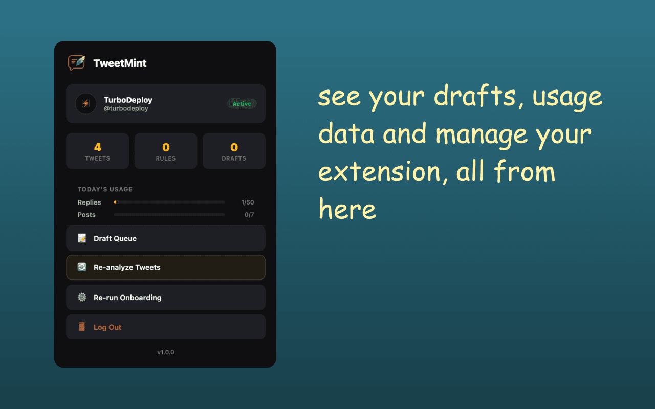 TweetMint - AI That Writes Like You image 3