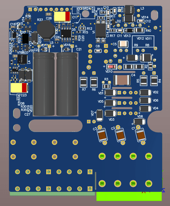 Three-Phase Power Supply / Multifeeder Board
