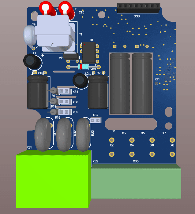 Three-Phase Power Supply / Multifeeder Board image 2