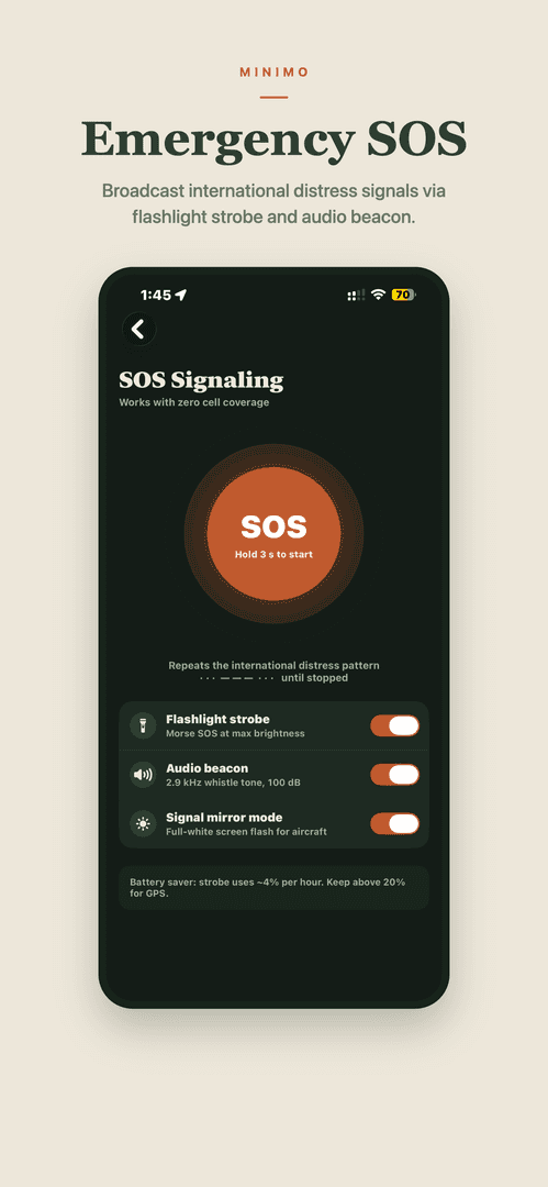‎Minimo Survival Kit App - App Store image 4