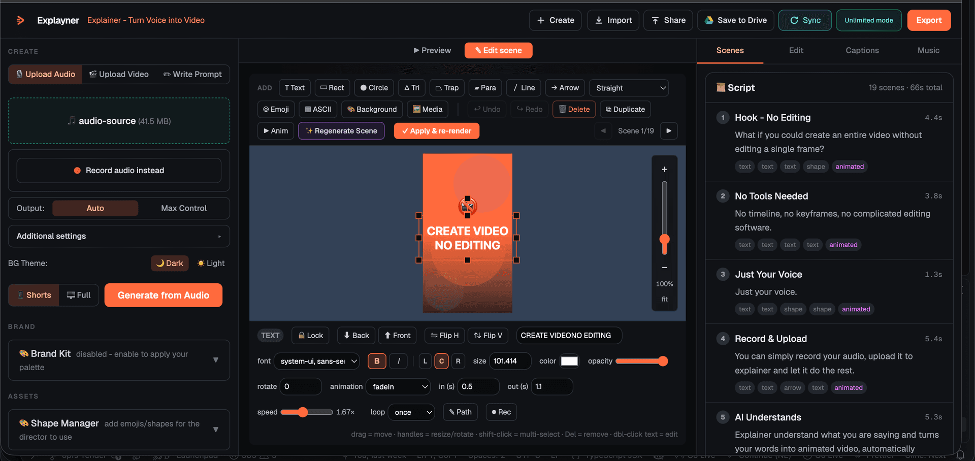 Explayner - Audio to Video generator image 3