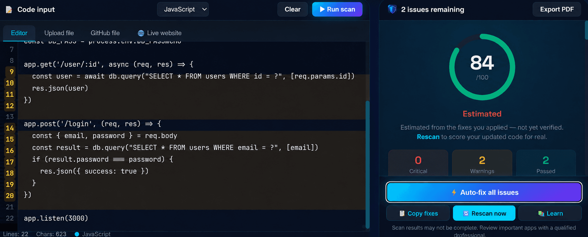VibeSafe | AI Code Security Scanner image 2