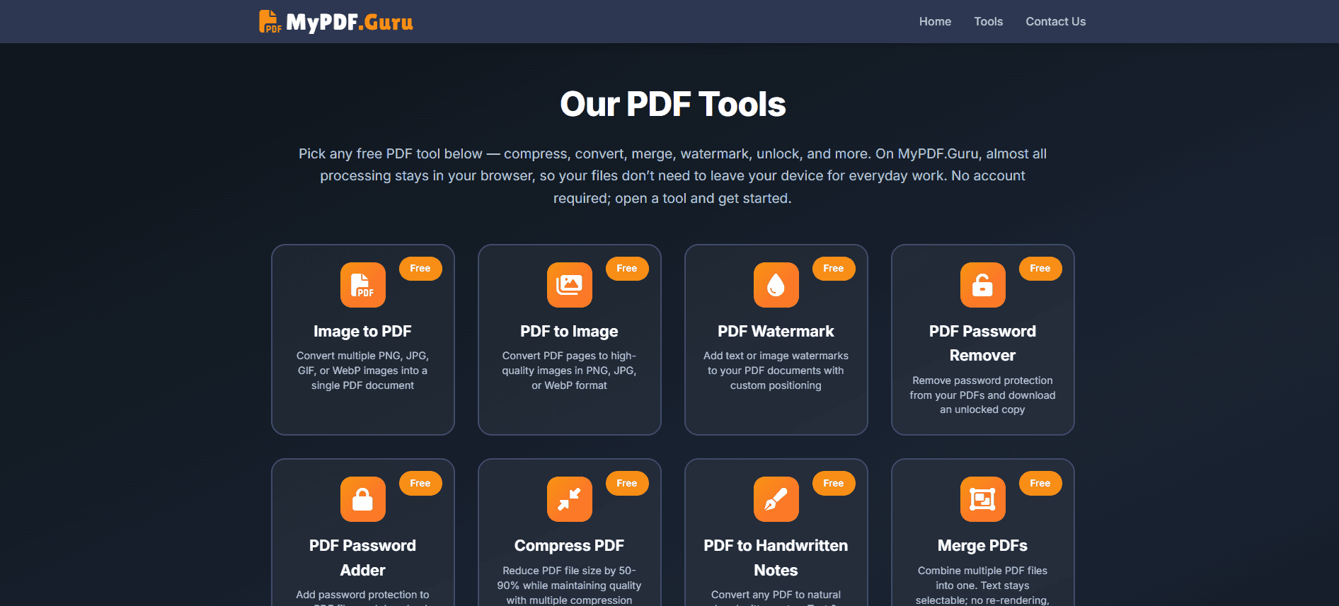 MyPDF.Guru — PDF Editor & Tools image 2