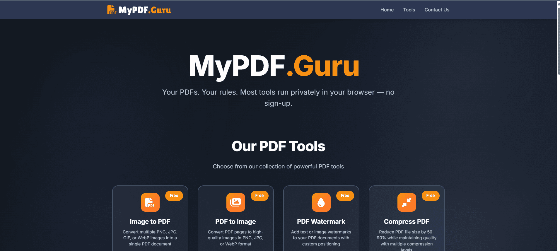 MyPDF.Guru — PDF Editor & Tools image 1