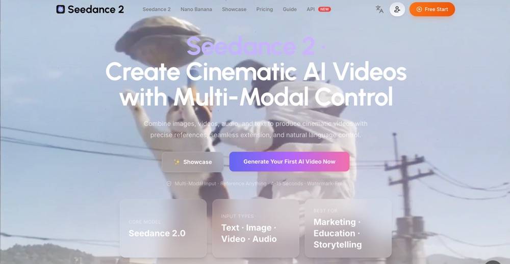 Seedance 2.5: An advanced AI video model for image 1