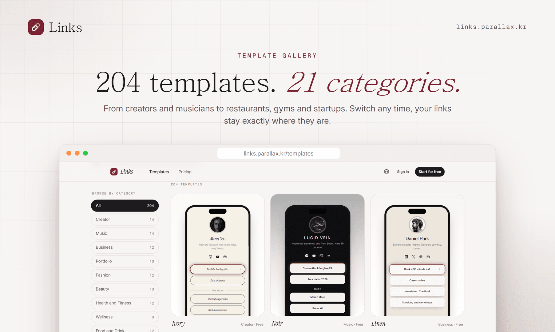Parallax Links image 2