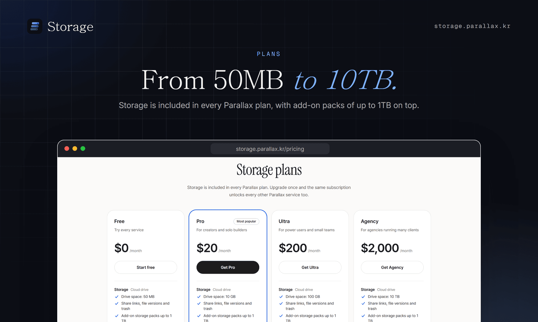 Parallax Storage image 3